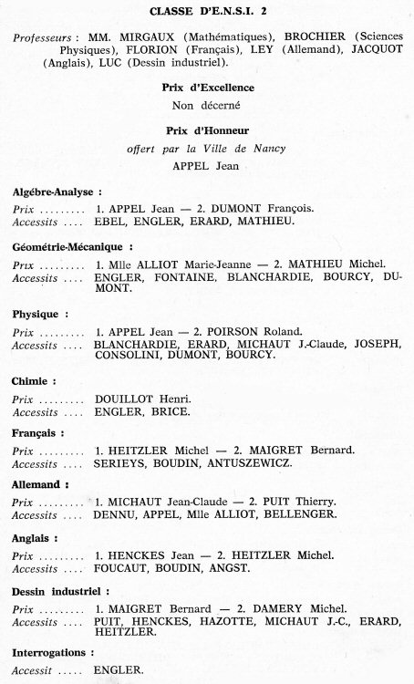 poincare_ensi2-txt_63-64_700.jpg - 454x750 - Page 22 du palmars 1964 du Lyce d'tat Henri Poincar
