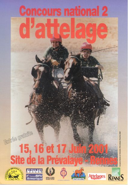 Recto de l'affiche du concours de Rennes La Prévalaye